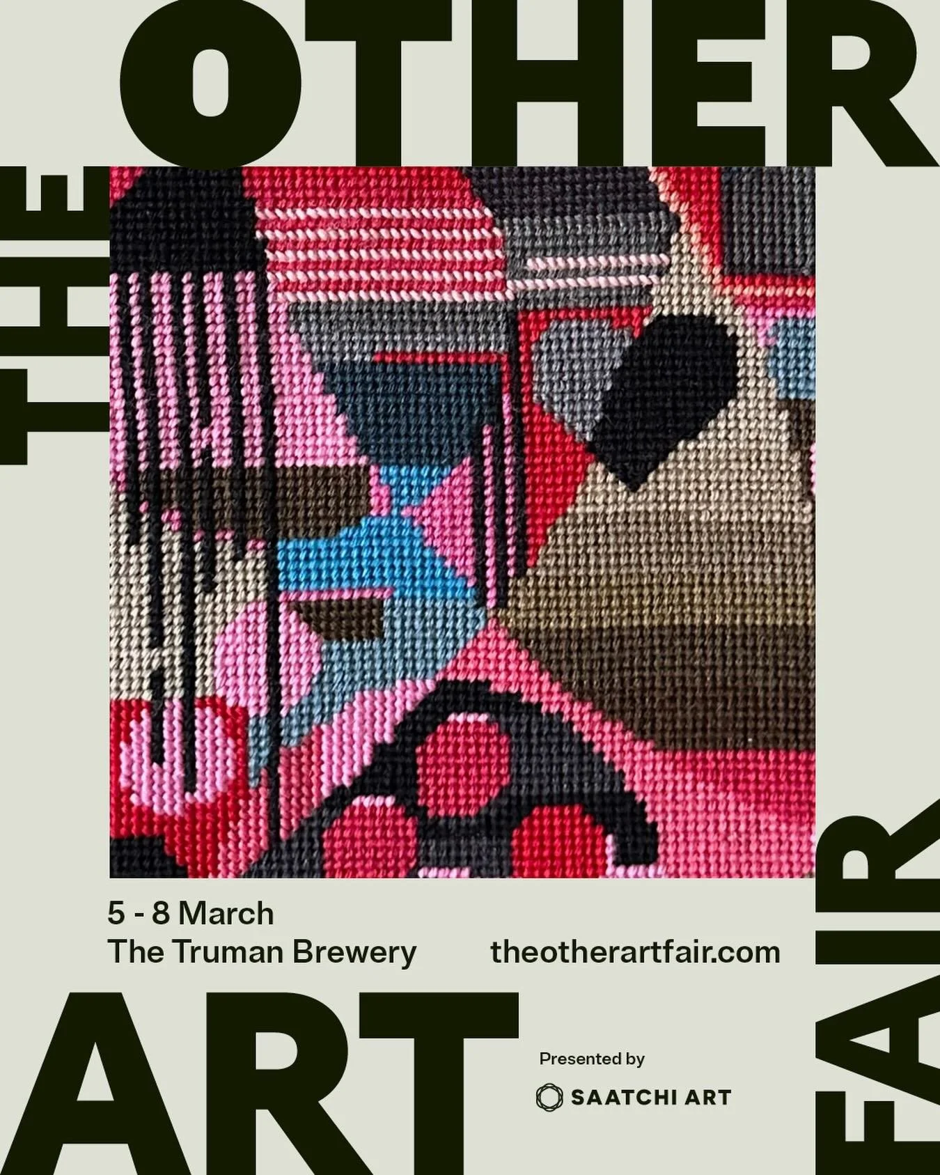 2 weeks tomorrow! Come and see me on stand 180 @theotherartfair - ticket link in profile - use code 20KATEM for 20% off. 
.
.
.
.
.
.
.
.
.

#TheOtherArtFair #TheOtherArtFairLDN
#textileart #textileartist #womenartists