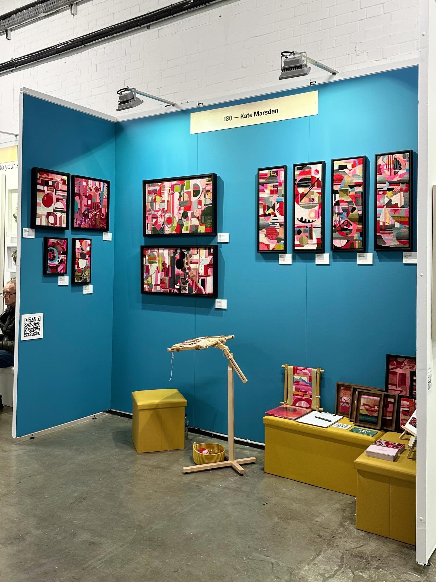 Last day today! Come and see me on stand 180 @theotherartfair @trumanbrewery 
.
.
.
.
.
.
.
.
.

#TheOtherArtFair #TheOtherArtFairLDN
#textileart #textileartist #womenartists