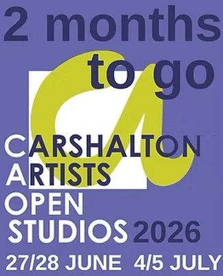 Just 2 months until the 10th anniversary of @carshalton_artists open studios! Get the dates in your diaries folks! #CAOSArt26