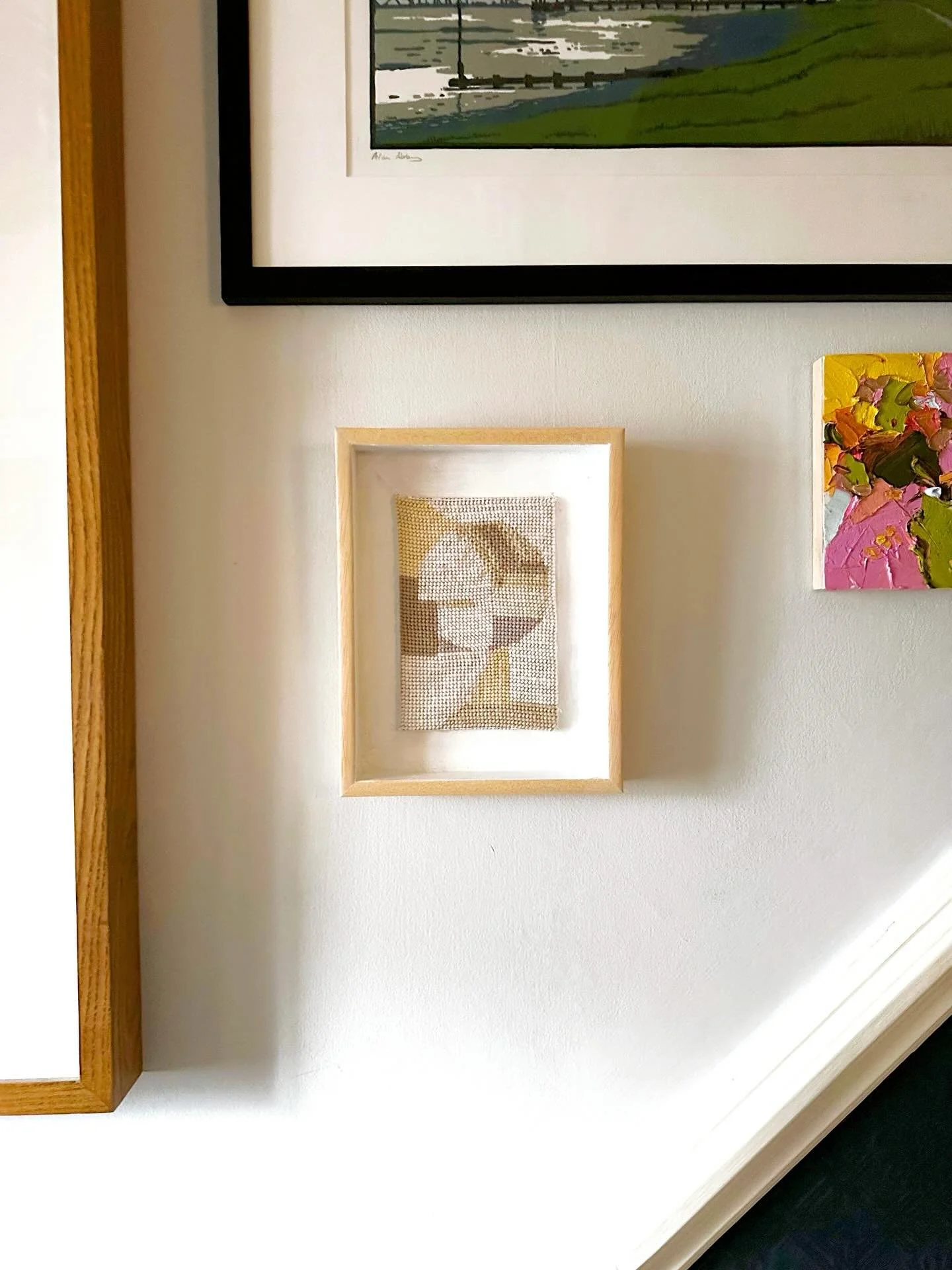 Just one of the new minis coming with me to @hernehillartfair on 15-17 May. I&rsquo;ll have a selection of paintings and tapestries available to buy. Most of which have never been displayed before, some just at my recent open studio. Hope to see you 