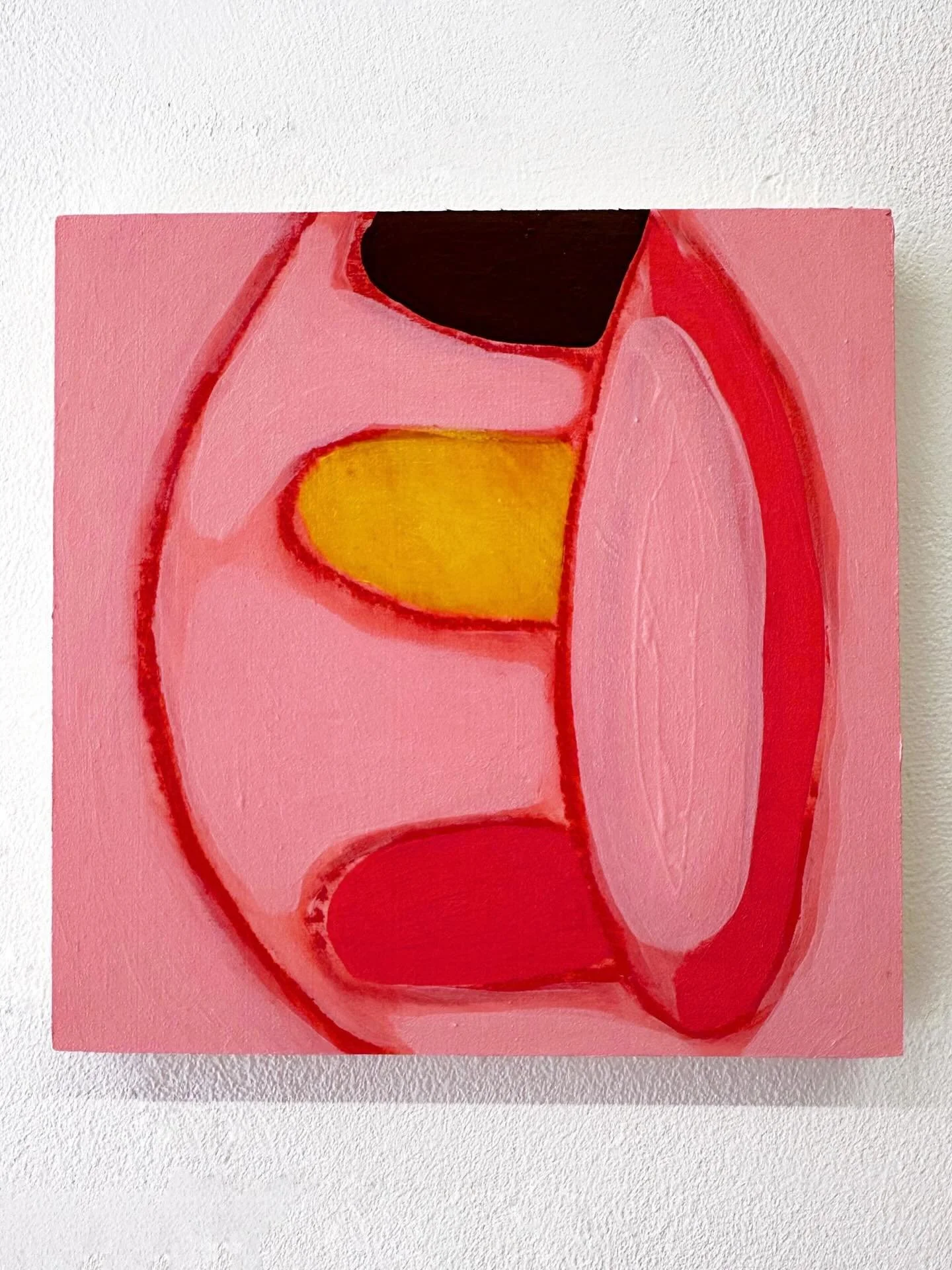 A favourite from my new series of mini paintings, all of which will be available @hernehillartfair this weekend! &ldquo;Chamber&rdquo; mixed media on board. The mini paintings are at a more affordable price point than my tapestries so a good place to