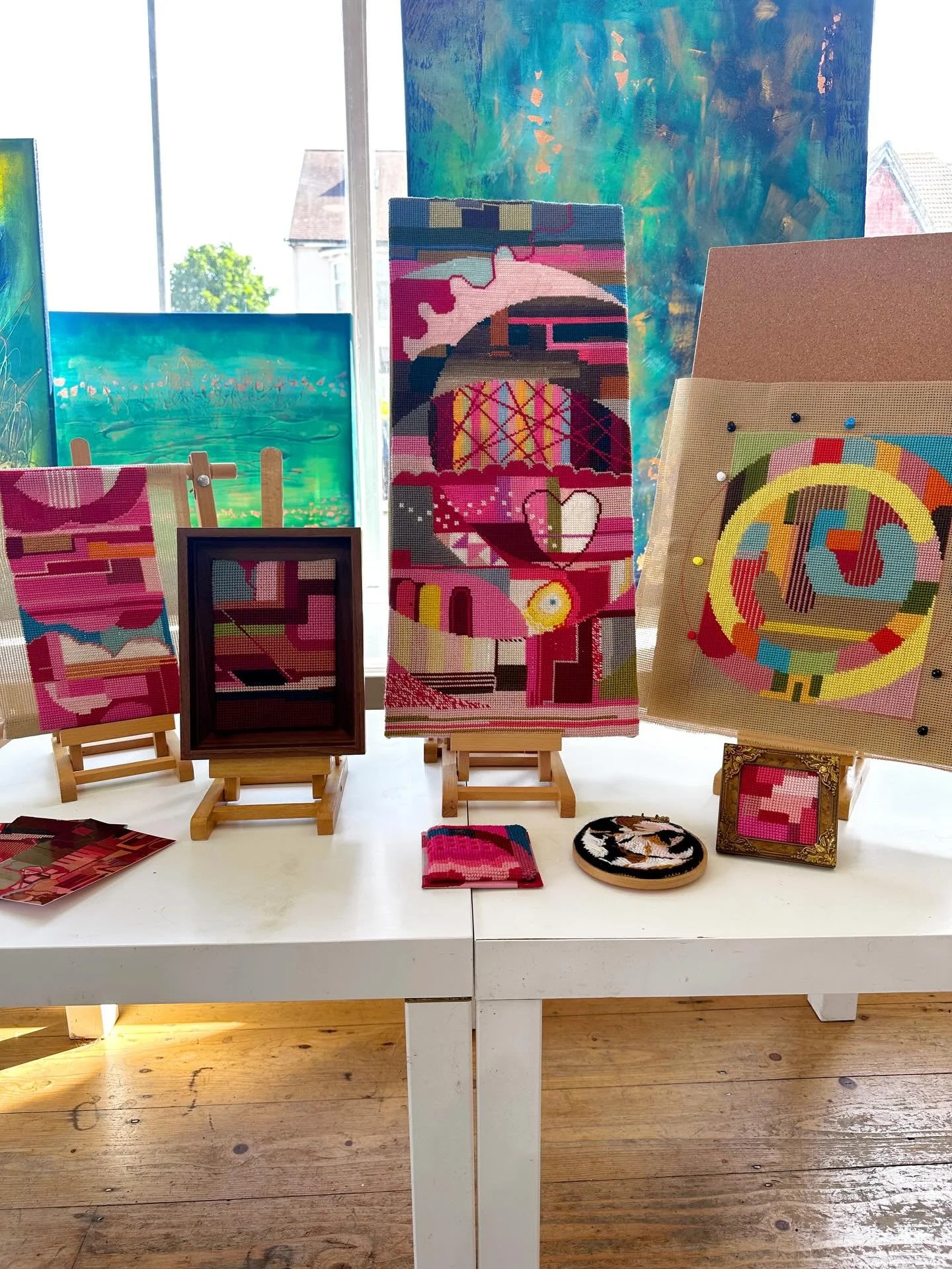 Swipe for some lovely feedback from last week&rsquo;s needlepoint tapestry workshop @sprout_arts_london - join my mailing list to be the first to hear when I schedule the next one! 
.
.
.
.
.
.

#creativelifehappylife #calledtobecreative  #creativewo