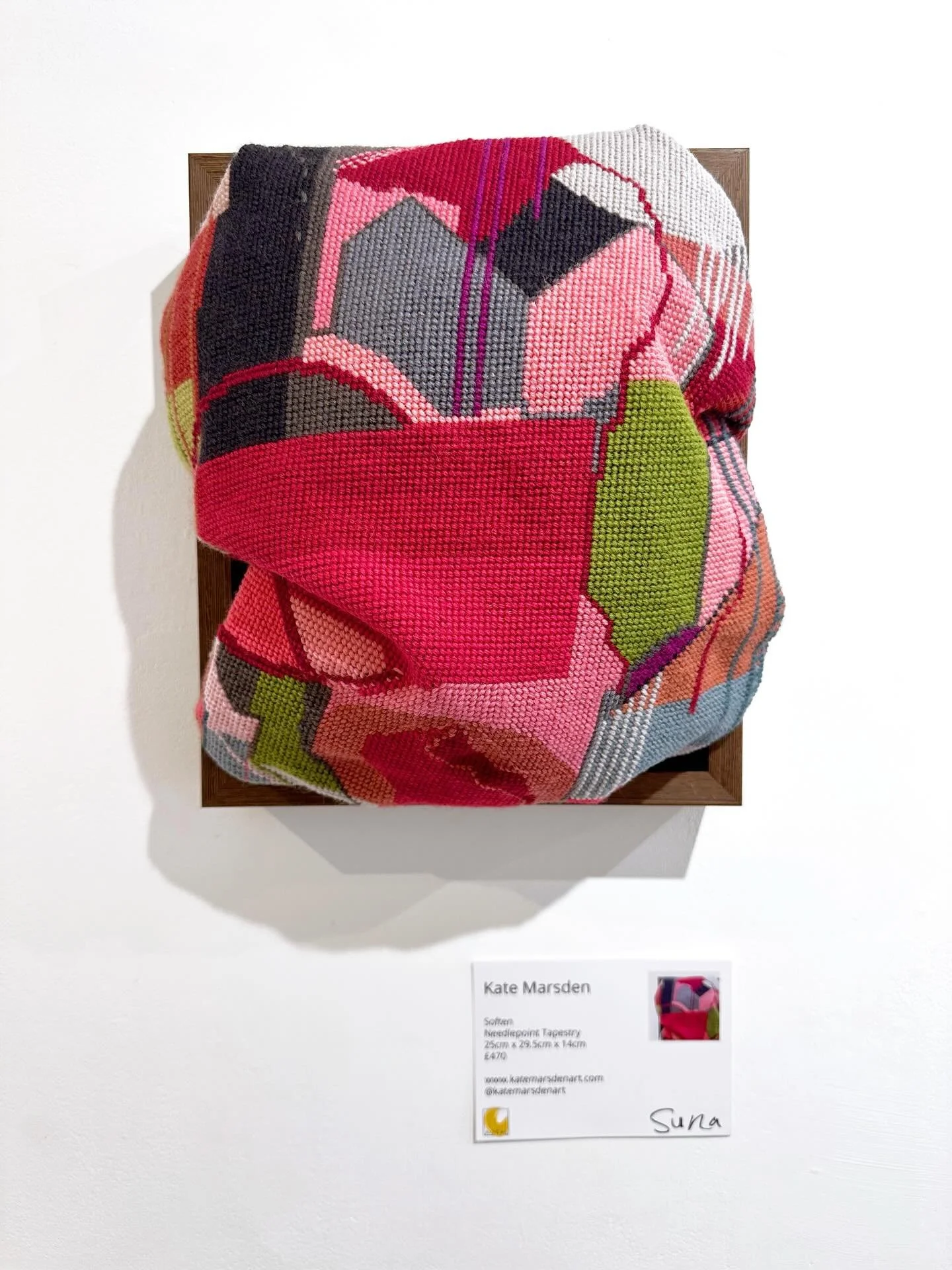 And a reminder of my piece &ldquo;Soften&rdquo; which is still available! Last chance to see Artistic Intelligence this weekend @artcanorg @fitzrovia_gallery_139 #Artcan #ArtcanArtisticIntelligence