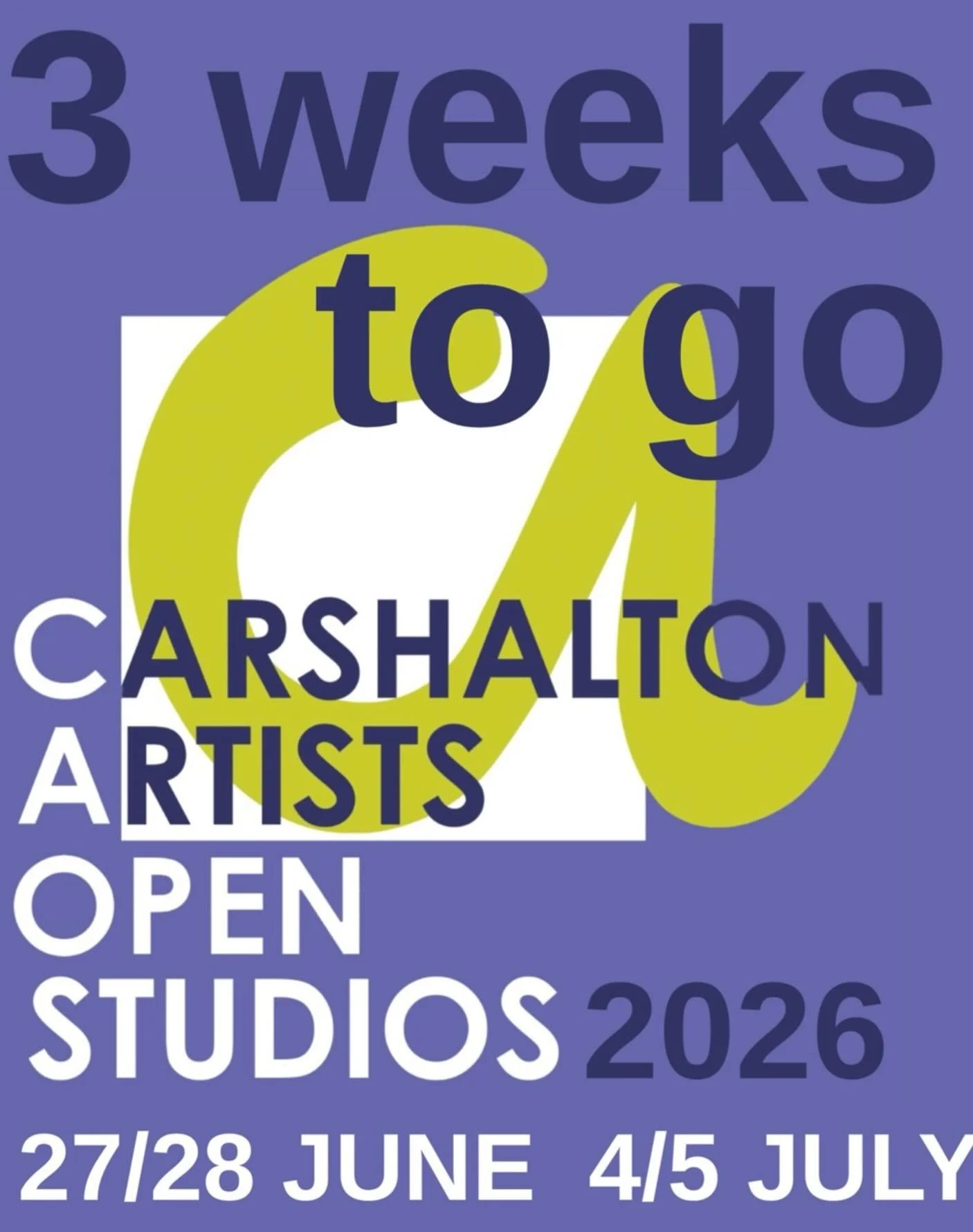 Time to start planning your route! @carshalton_artists #caosart26 #carshalton
