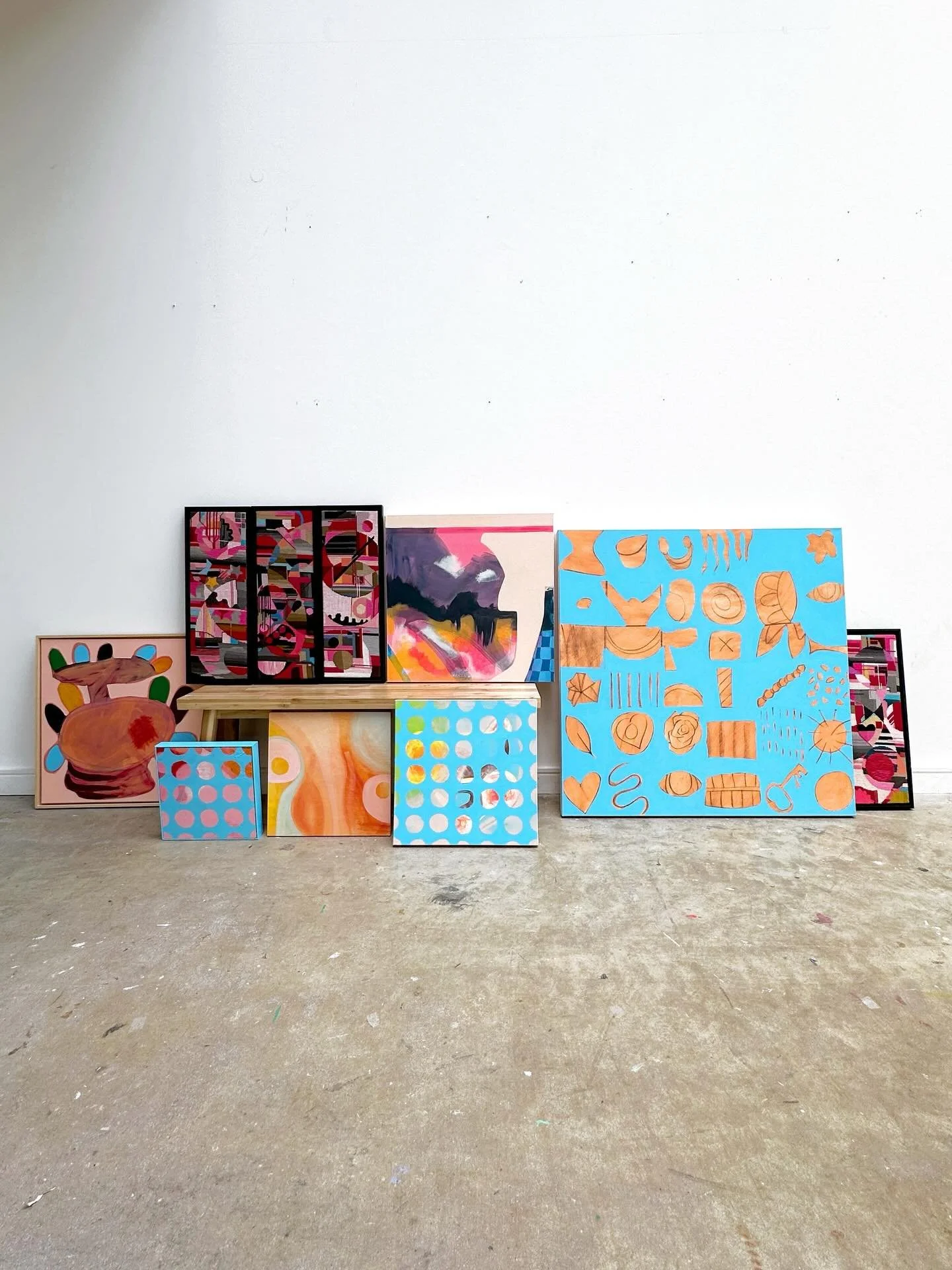 A little collection of work ready for @carshalton_artists open studios! Opening on Saturday! #CAOSArt26