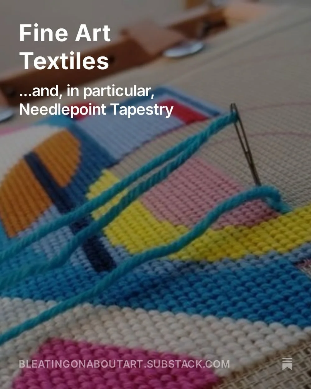 I&rsquo;ve blogged again (I know it&rsquo;s shocked me too!). Substack link in profile&hellip; 
.
.
.
.
.
#textileart #fibreart #contemporarytextiles #moderntextiles #textileartist