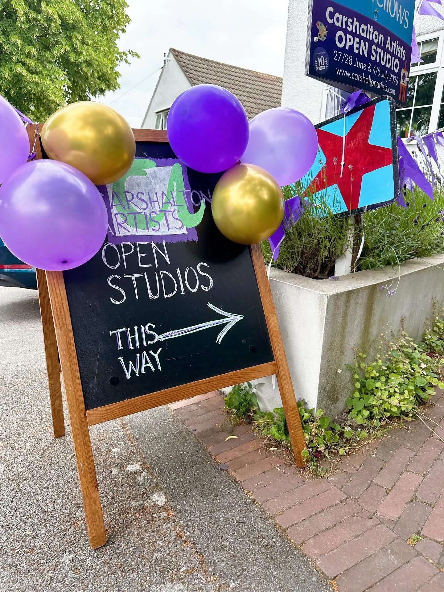 And we&rsquo;re open for day 3 at location 22! Come and see us today and tomorrow from 11-5 @rebeccatuckerpaintings @stathis_dimitriadis @franciskenney.studio @beetletotti #CAOSArt26