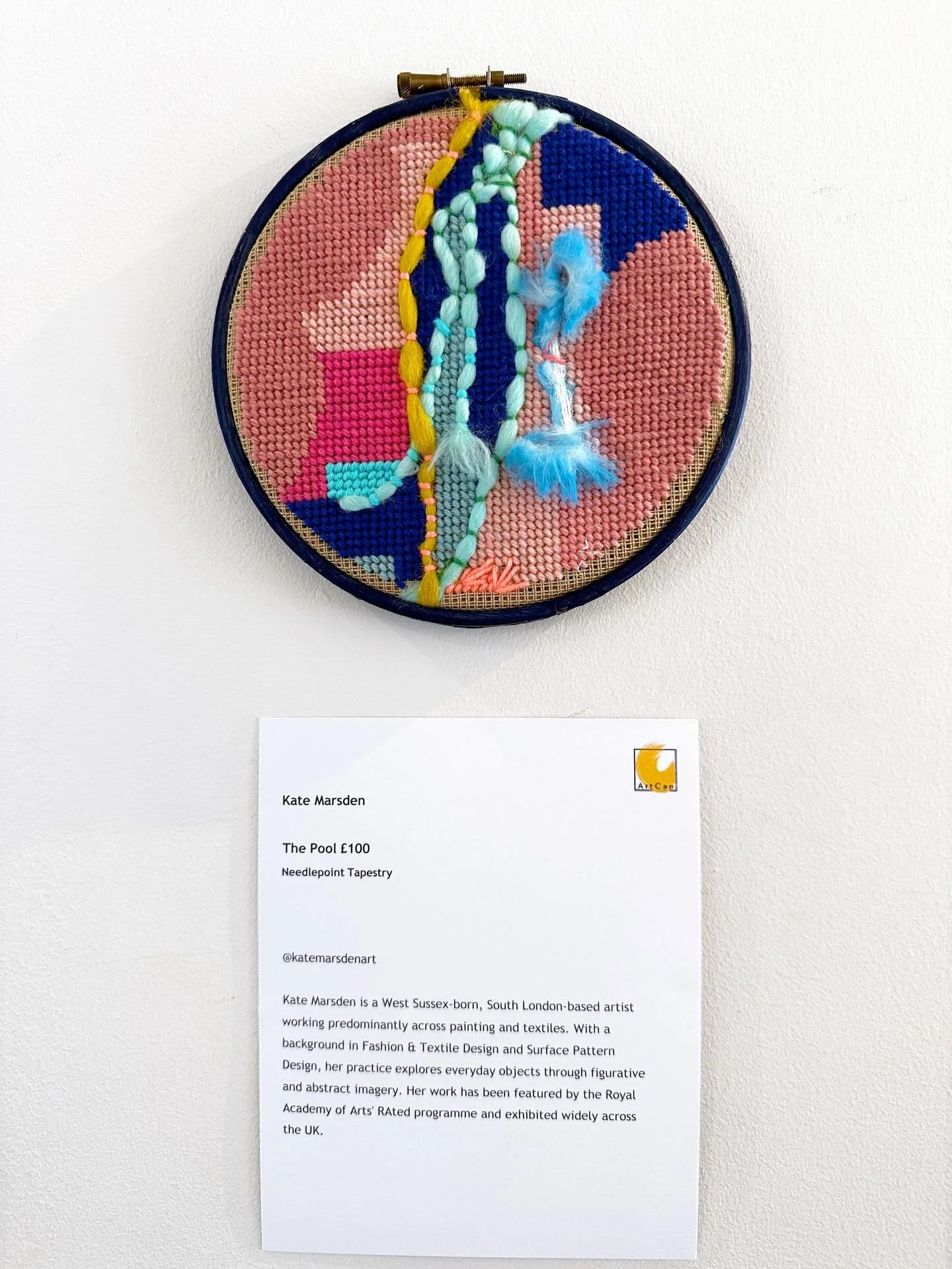 &ldquo;Splash!&rdquo; continues @artmovementlondon until Saturday - well worth a visit! @artcanorg #artcansplash #artcan