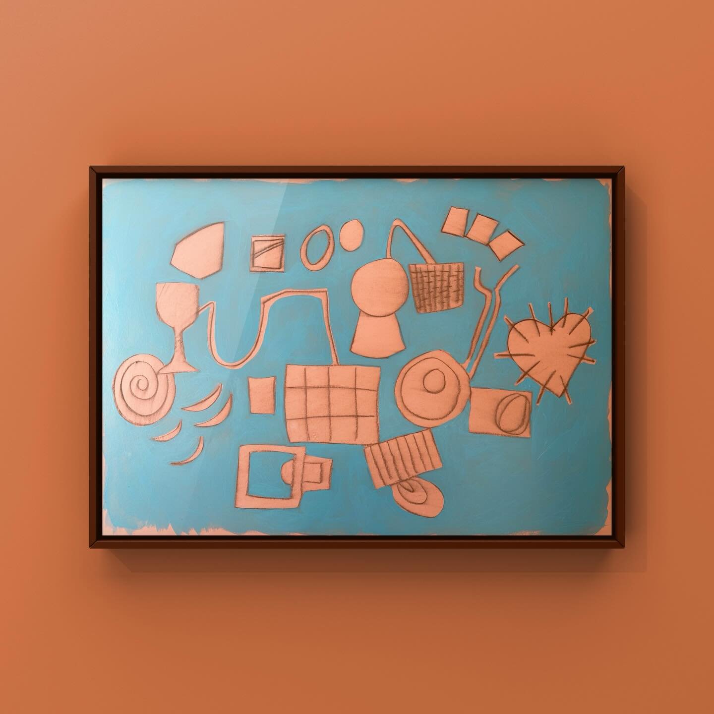 New painting, as yet unnamed. Mixed media on cardboard. 
.
.
.
#buyart #artforsale #originalartforsale #affordableart