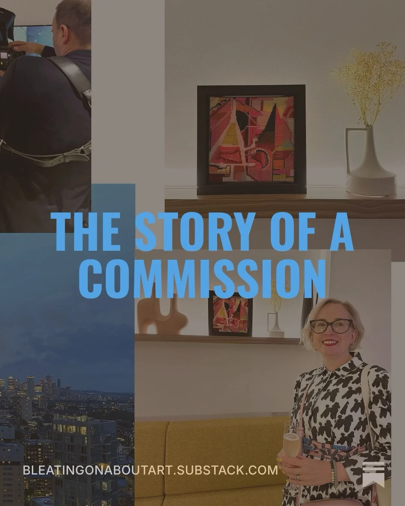 I&rsquo;ve blogged! A little look at my tapestry commission process. Link in profile via website or Substack. 
.
.
.
.
.
#textileart #fibreart #contemporarytextiles #moderntextiles #textileartist