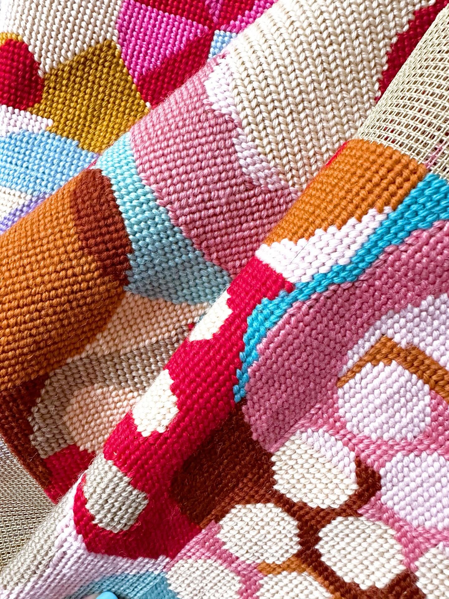 My Week in Art (and a mini holiday)

(1) Another finished tapestry ready for stretching 
(2) and (3) Finding inspiration in religious artefacts in Kotor, Montenegro 
(4) And the 1970s @redhistorymuseum in Dubrovnik 
(5) Plus a lovely gallery space ou