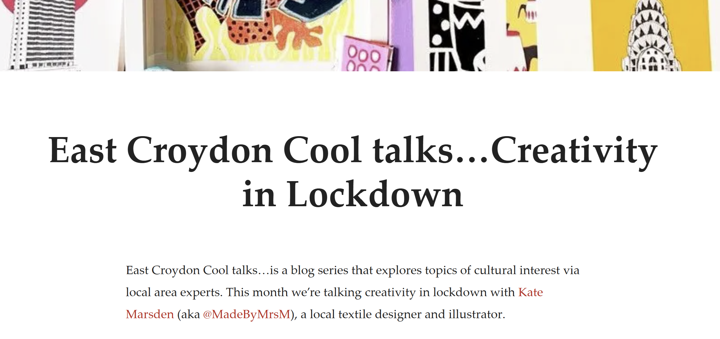 East Croydon Cool Interview