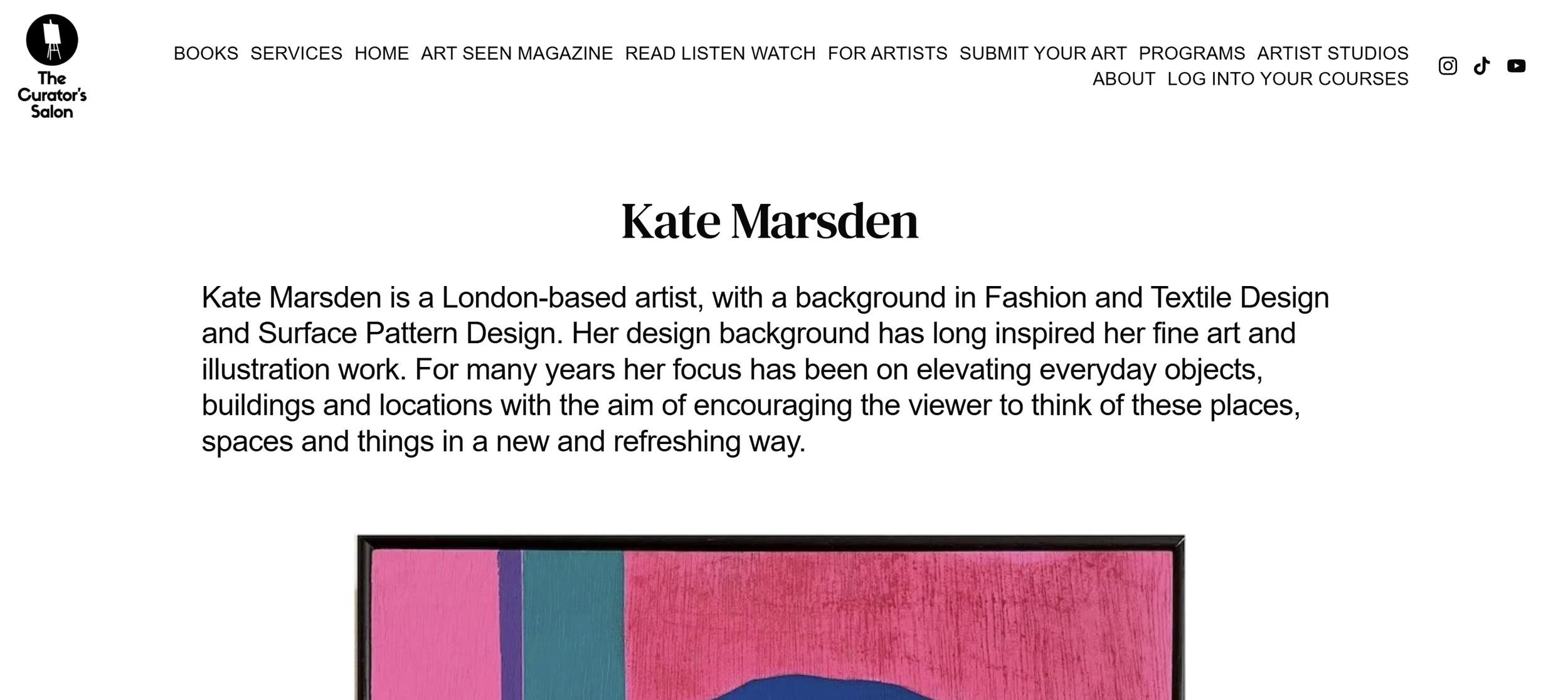 Curator's Salon Feature