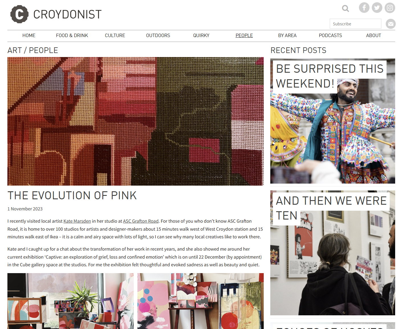 The Croydonist Studio Visit