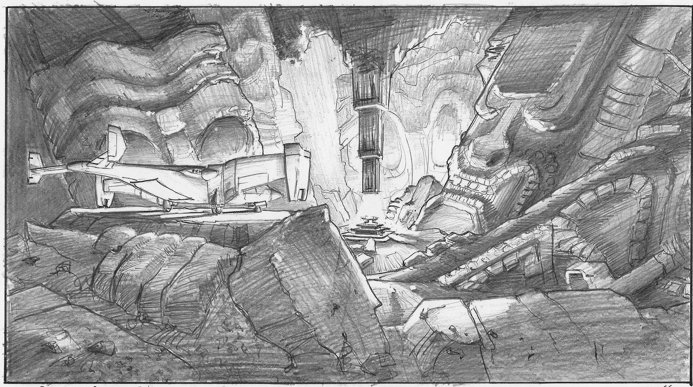 Sword of the Samurai; Interior Cavern with Hover Jet