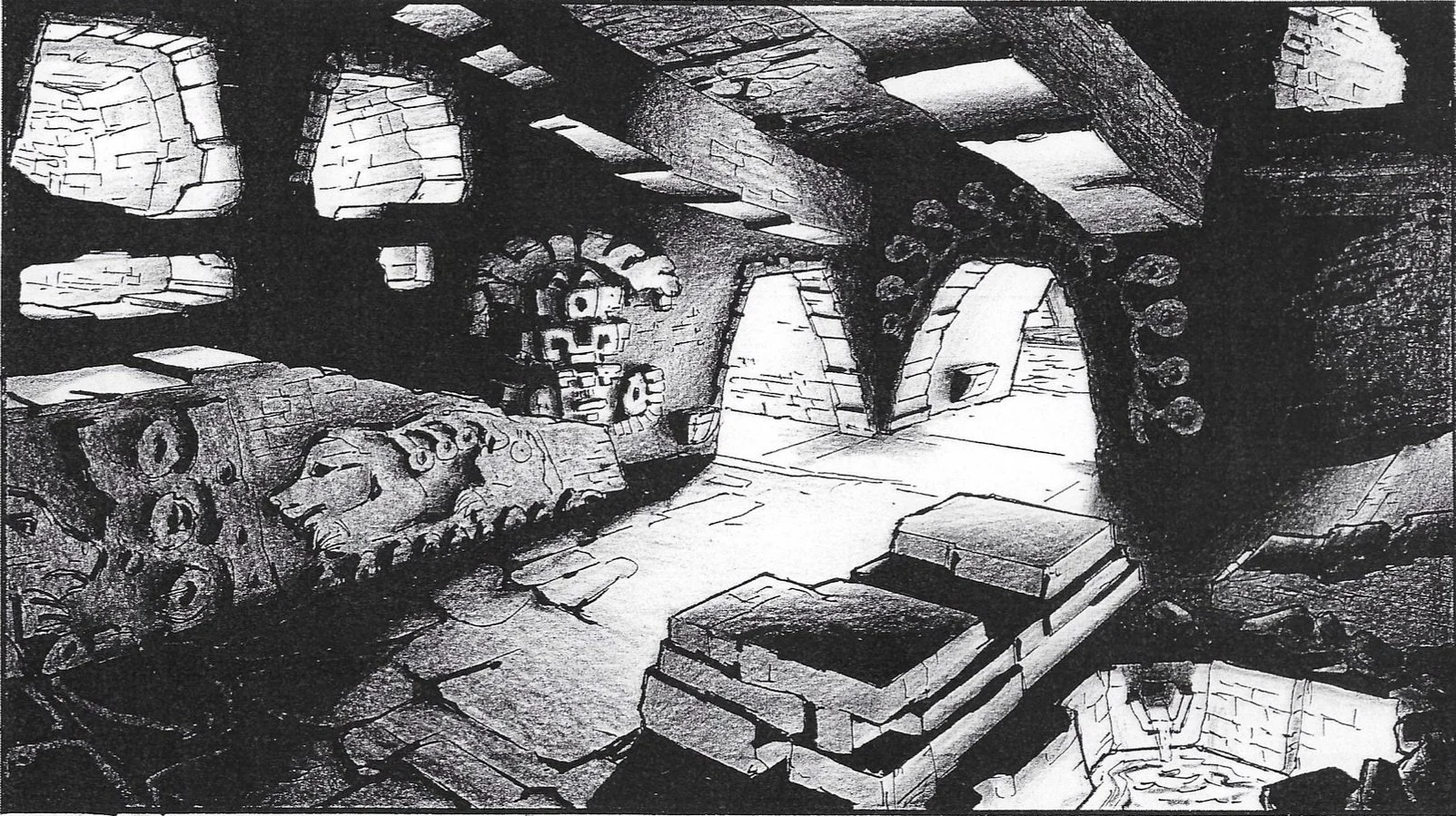  Interior Temple Tunnels 