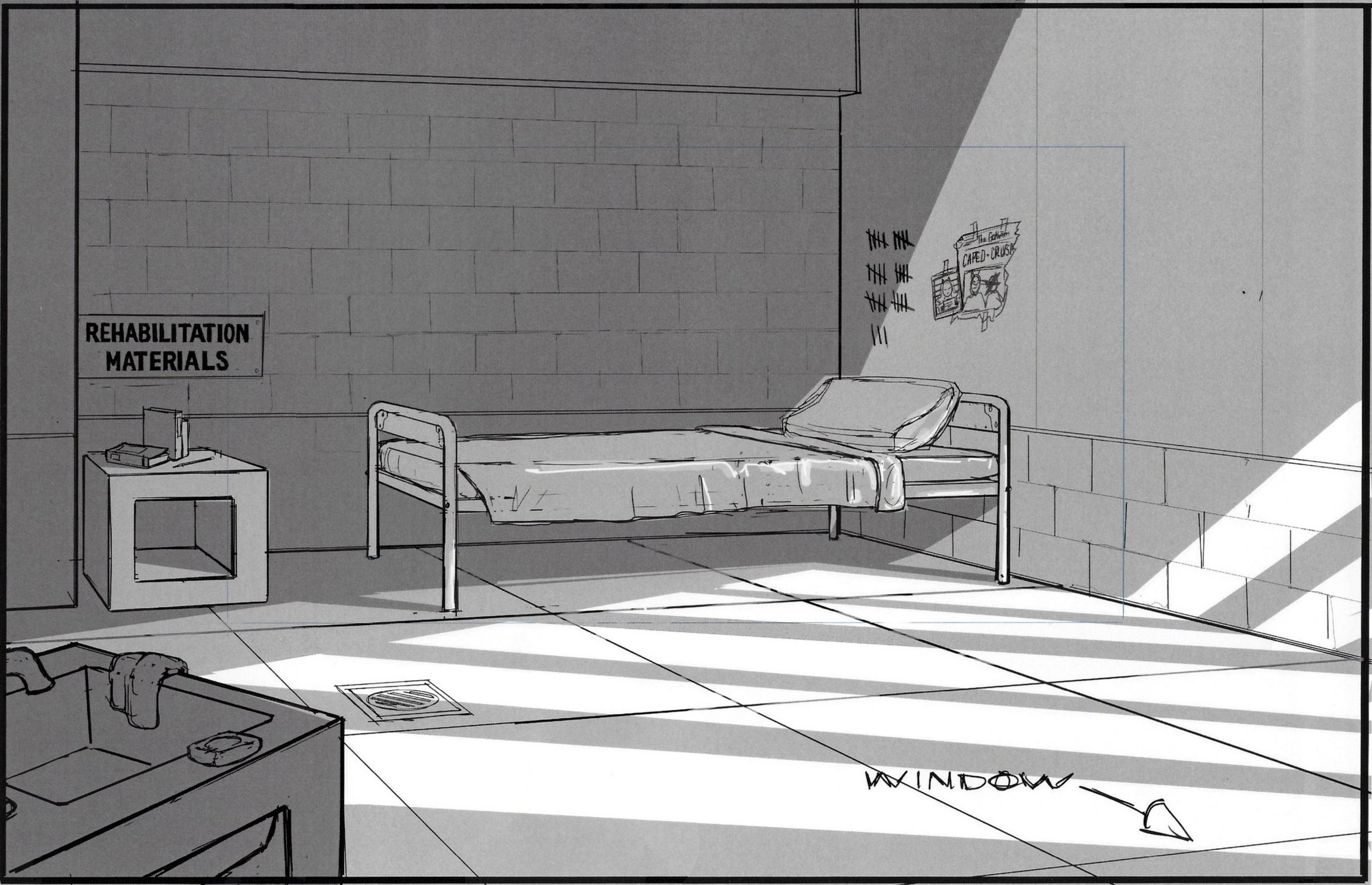  Interior Catwoman's Cell 