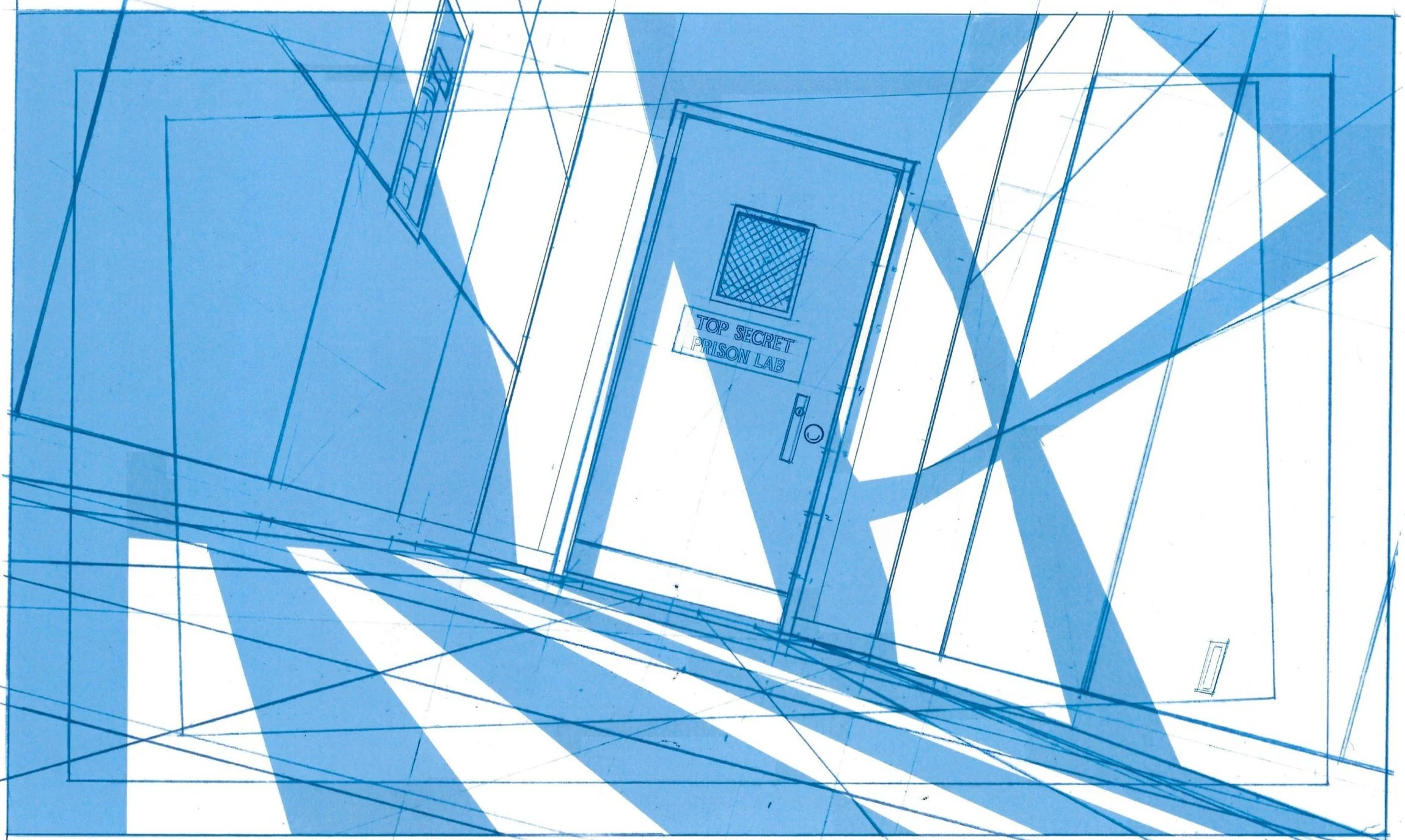  Gotham Secret Prison Lab Hallway 