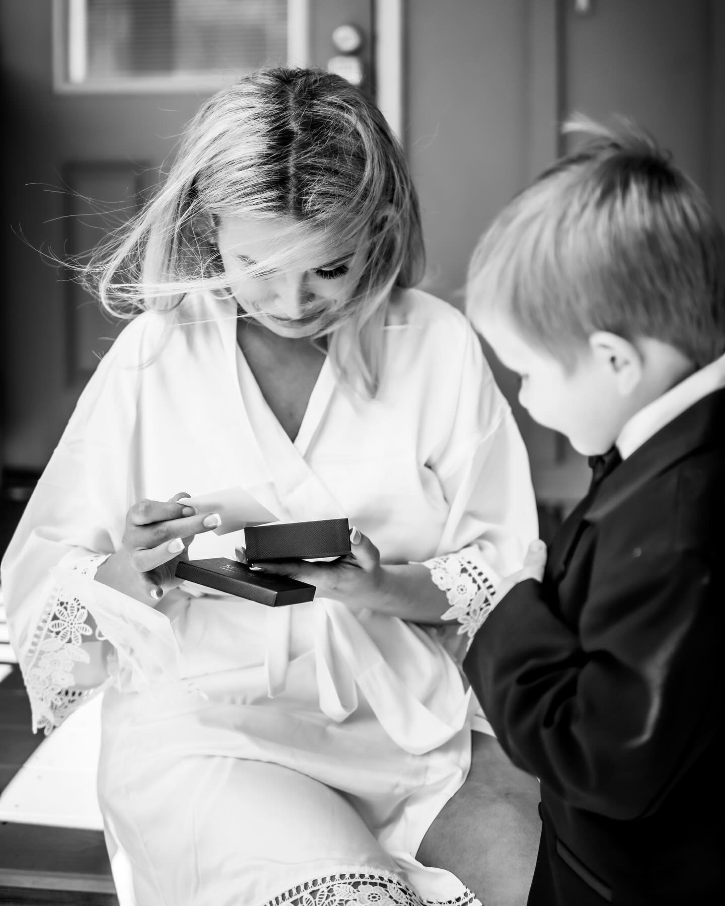 Pure love and all the emotions between this bride and one of her new bonus sons on her wedding day. #daresayweddings #weddingphotography #heartmelting #floridaphotographer