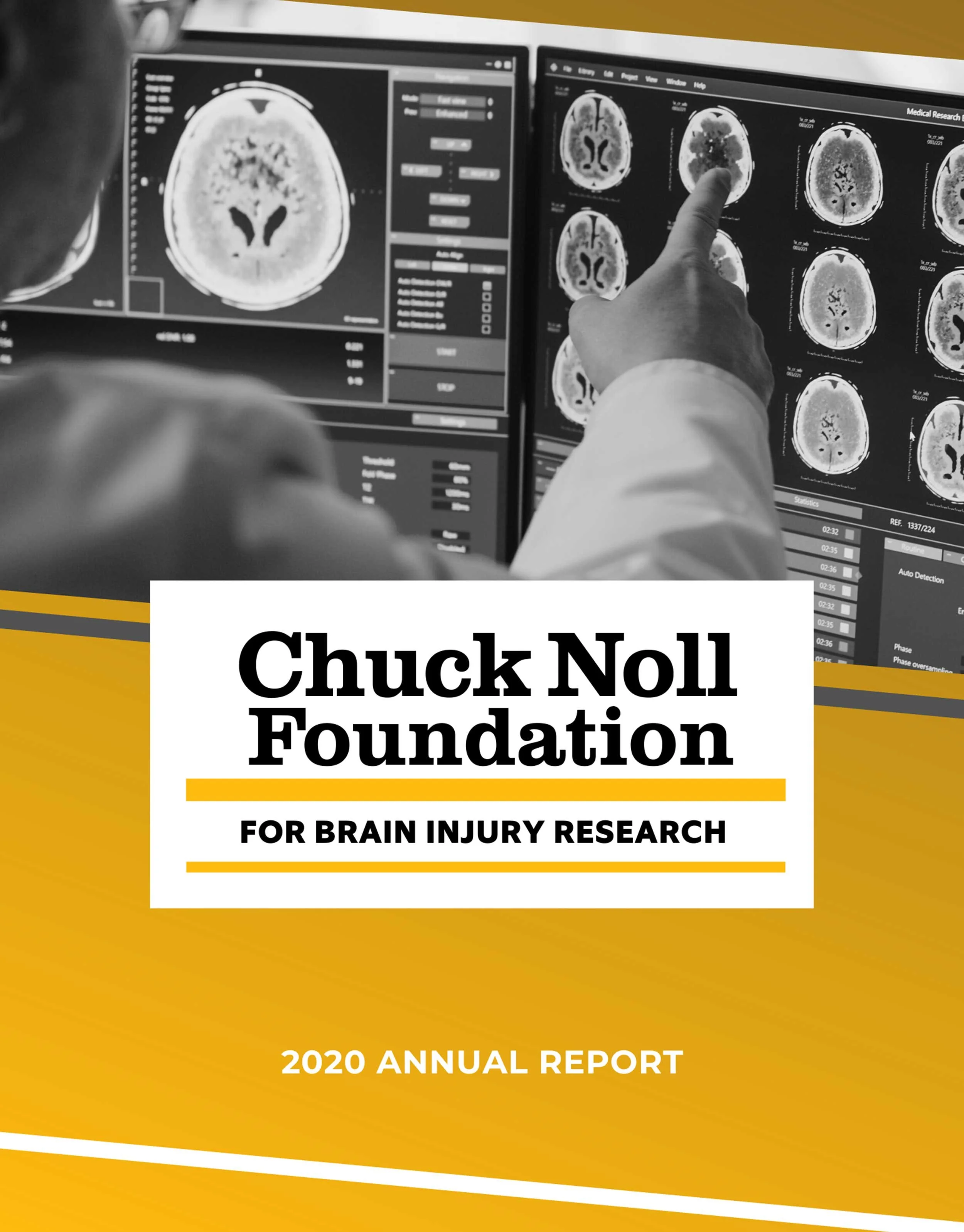 Chuck Noll Foundation 2020 Annual Report cover.