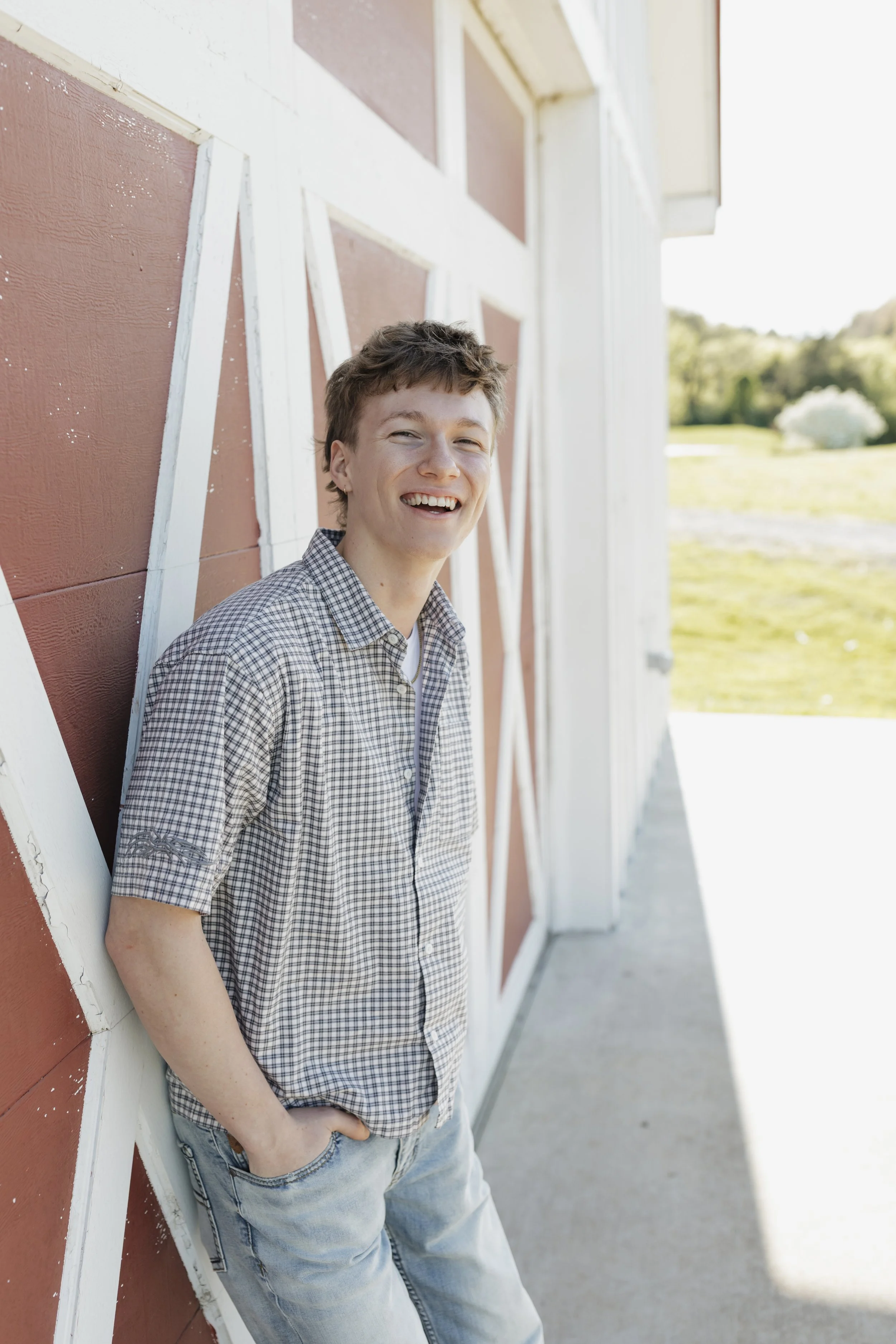 Sam’s Senior Session in Downtown Franklin and Smith Park | Franklin, TN Senior Photographer