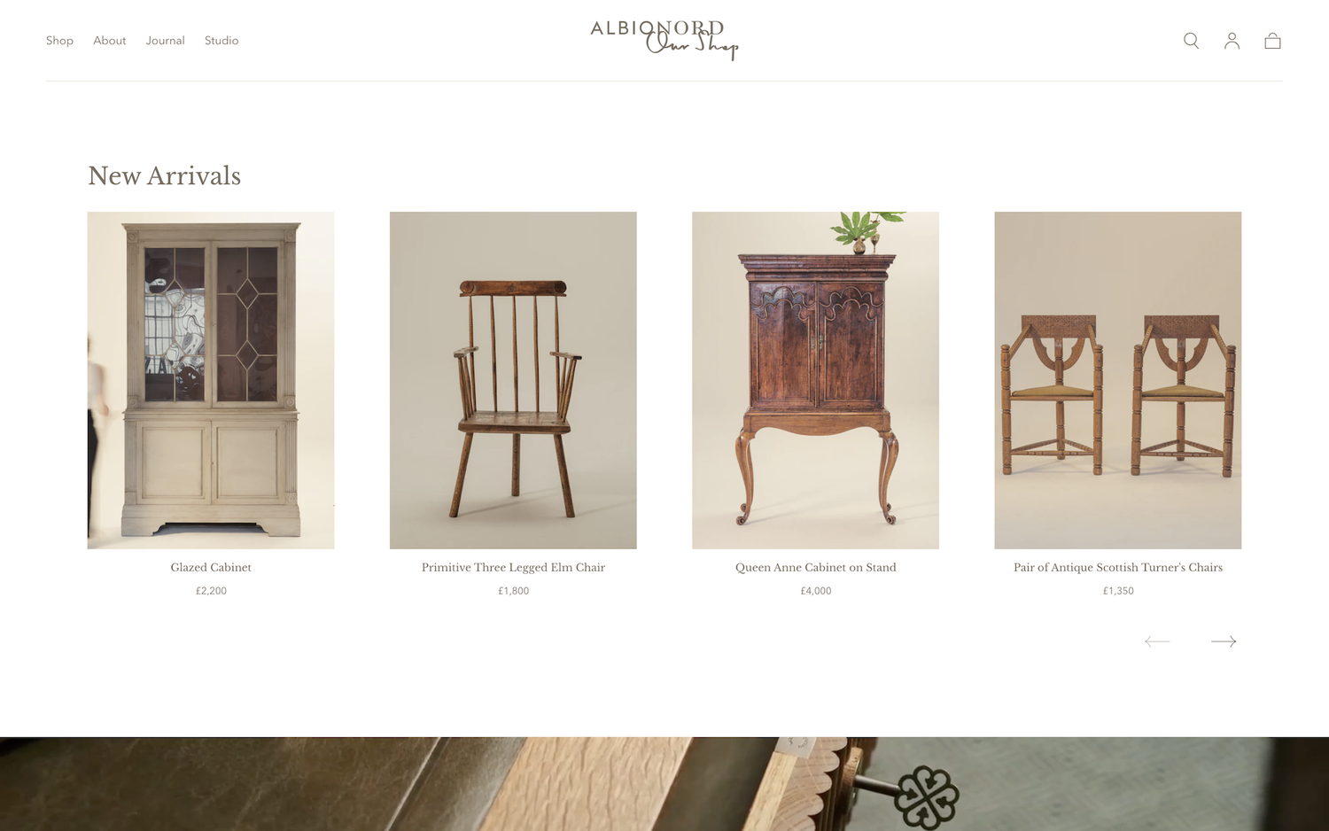 Albion Nord e-commerce website design
