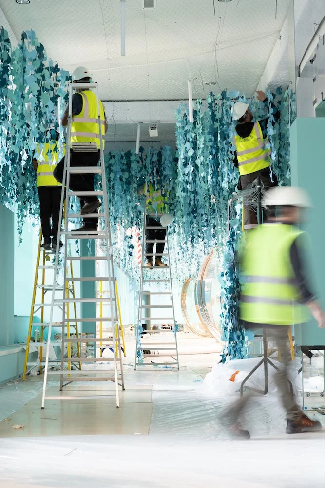 Tiffany & Co exhibition set-up