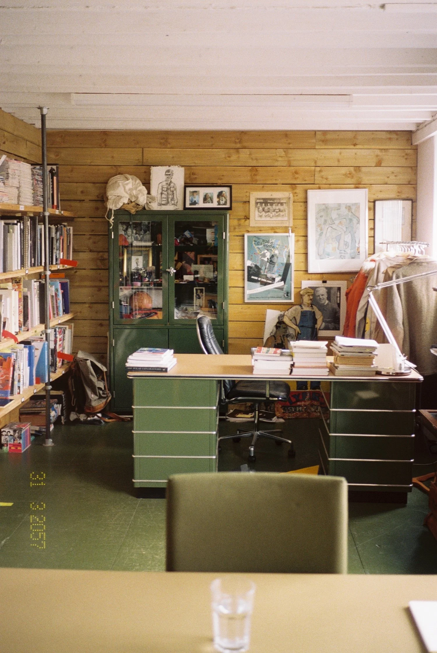 Nigel Cabourn's office.