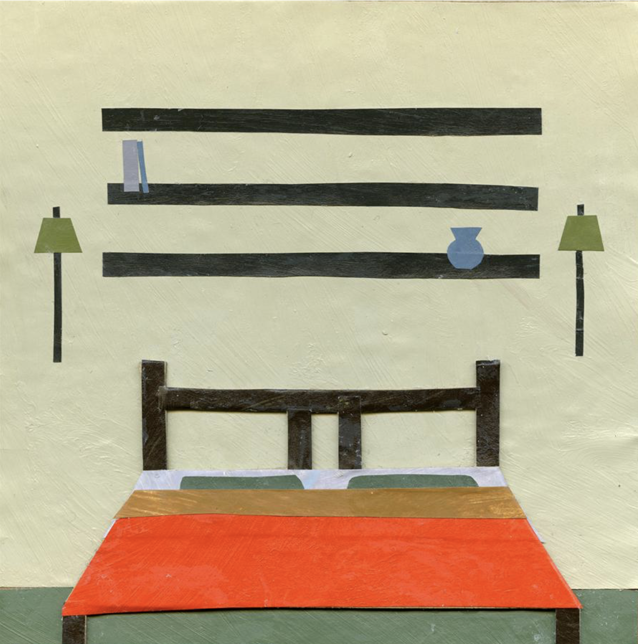 12 Collage/Cardboard Constructions II by Clara Kewley