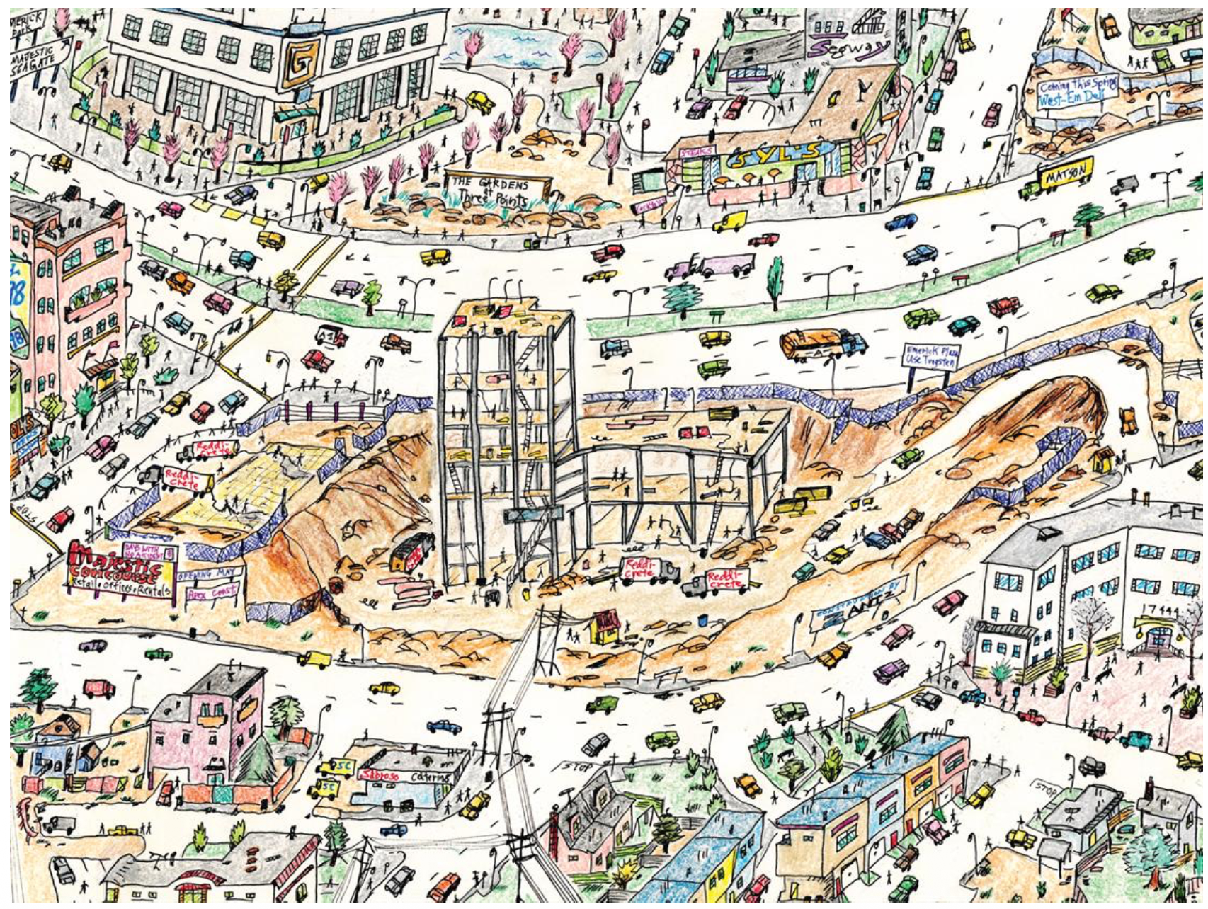 Gene Sculatti’s Continuous Cityscapes