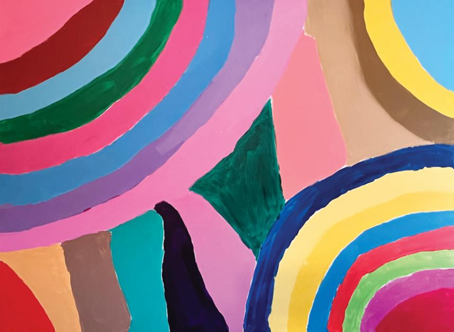Untitled color field by Katie Flores
