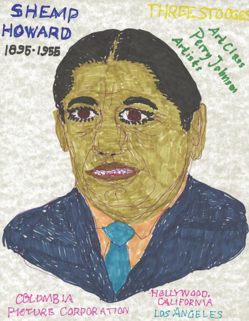 Shemp Howard by Perry Johnson