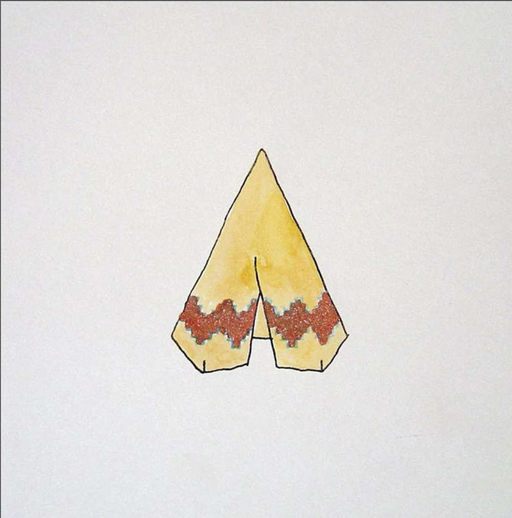 zigzag teepee by Ash Hudson
