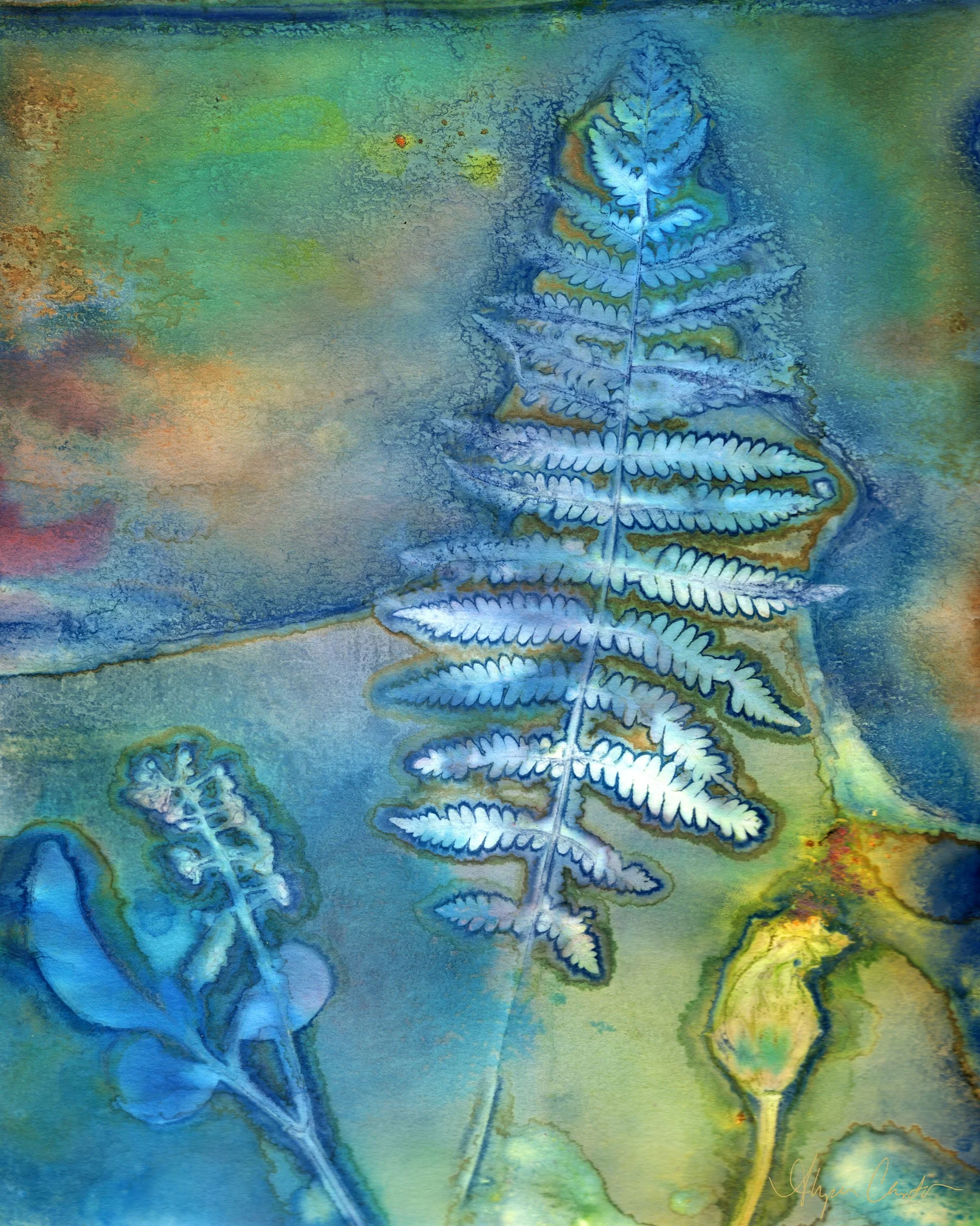 Fern & Squash Blossom