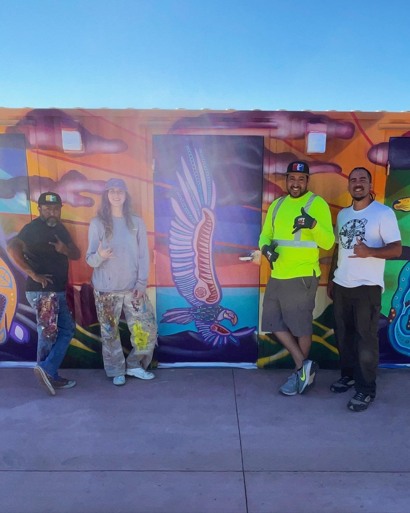 When we formed La Neta Murals 3 years ago we always had it as a goal to be a bridge between communities with art. As a crew we have been fortunate to be able to work with communities as far north as Concord all the way down south to King City. Everyw