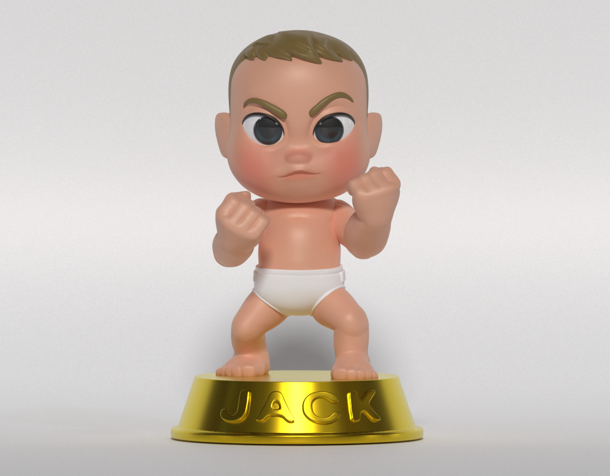 Fighting Jack Sculpt