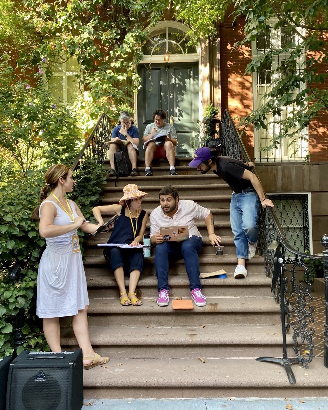 Happy Friday!!! 🌤

Have you ever caught us in the middle of rehearsal on a stoop?

Let us know in the comment section!

On site staging rehearsals have began and our amazing musical, staging and production teams have been getting ready to welcome ou