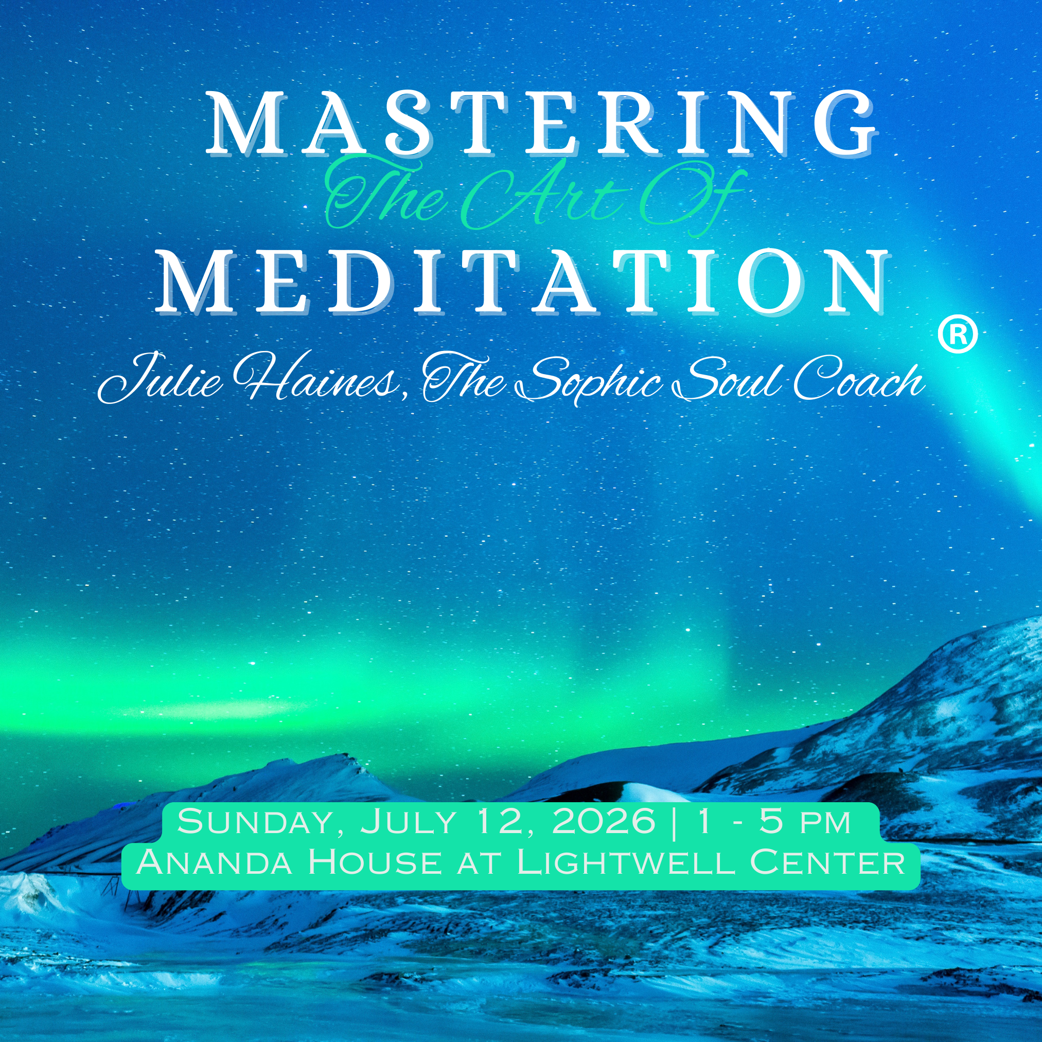 MASTERING the Art of MEDITATION