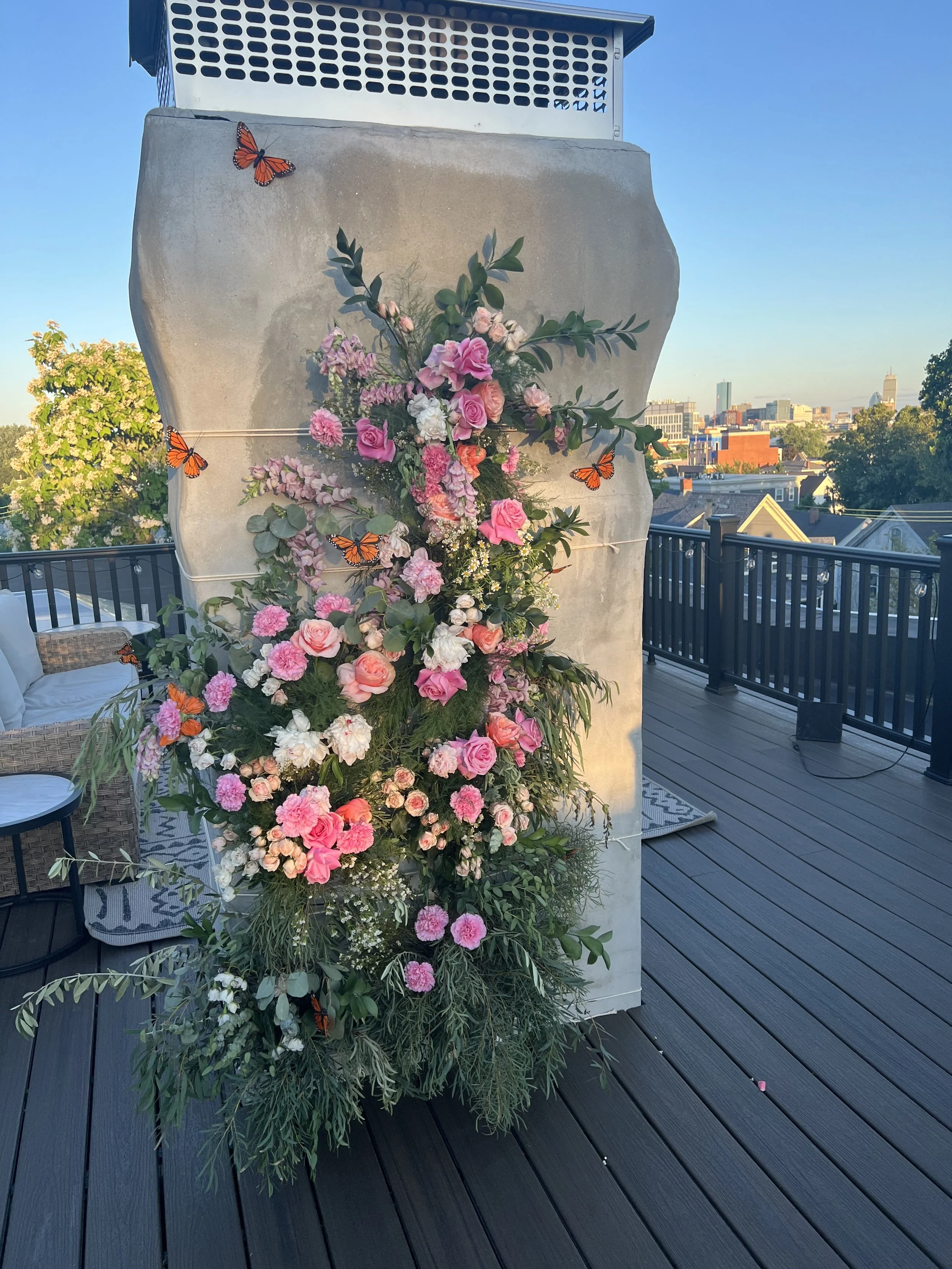 Floral installation