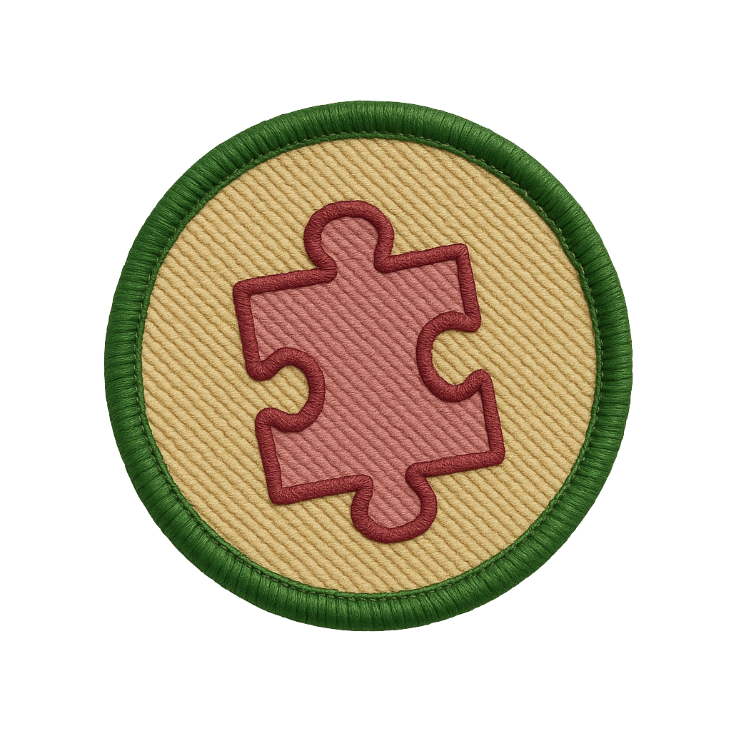 puzzle badge