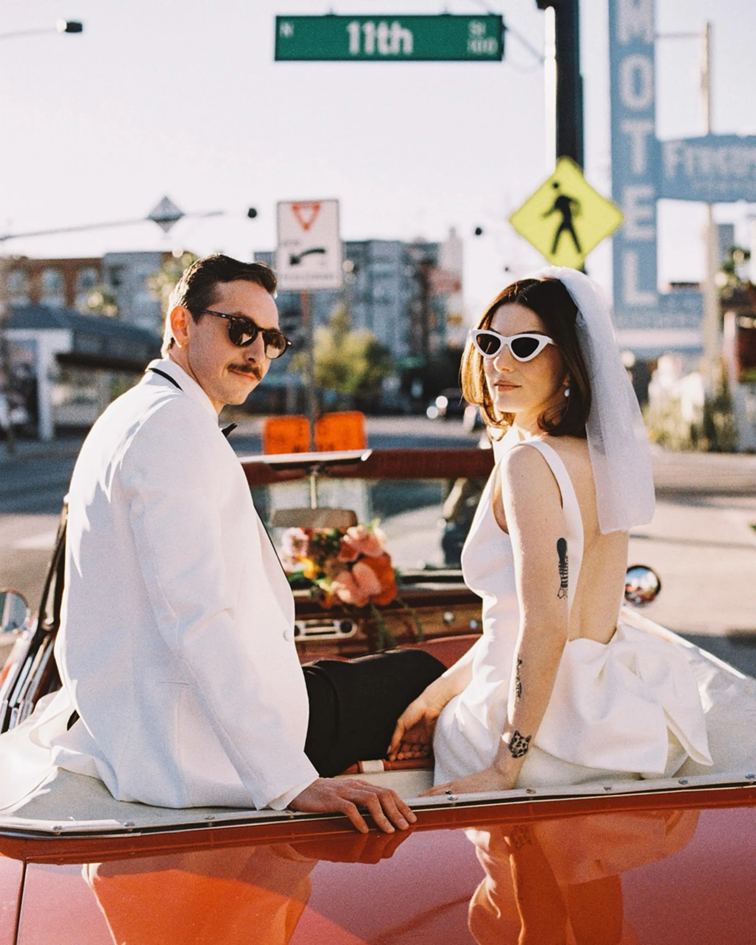 Just married energy ❤️&zwj;🔥 Take a swipe through these iconic shots from @georgethomas.pictures 🎞️