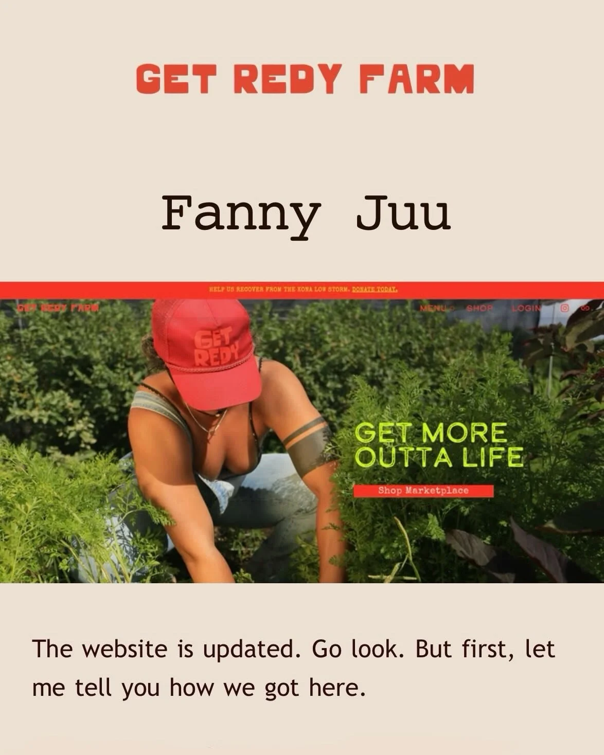 This week we&rsquo;re what&rsquo;s on the menu&hellip; talking all things erosion control on and off the farm.

📰Sign up for our newsletter 
📕 Check out our new RED PAGES 
🔗 Link in bio

#farm #csa #hawaii #smallfarm #farmfresh