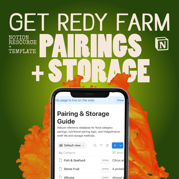 Pairing & Storage Guide