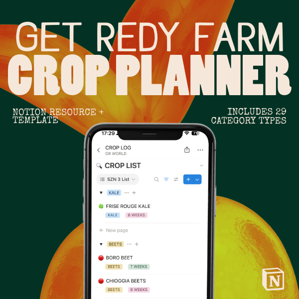 Get Redy Crop Planner