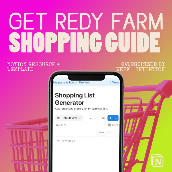 Shopping List Generator