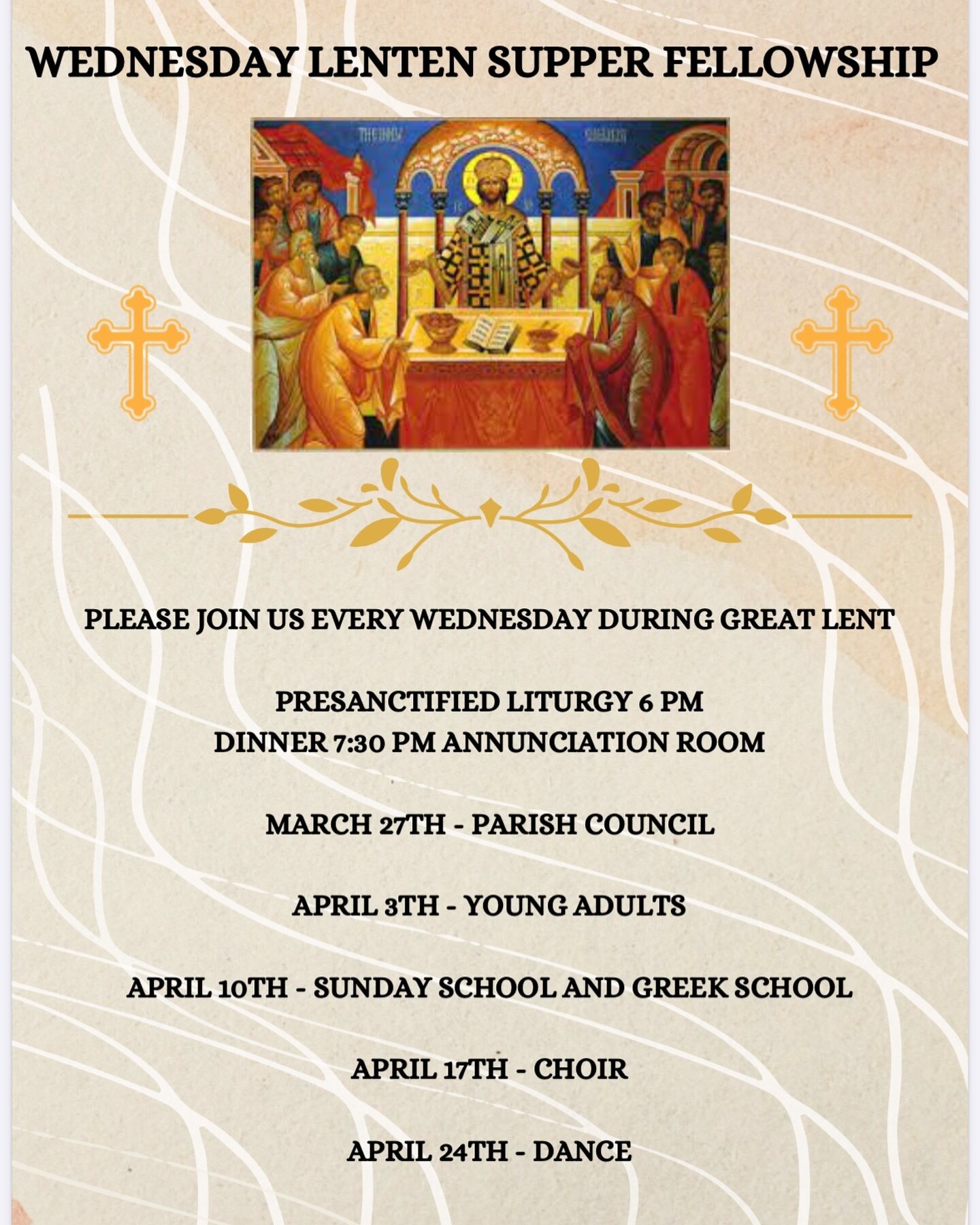 Wednesday Lenten Supper Fellowship