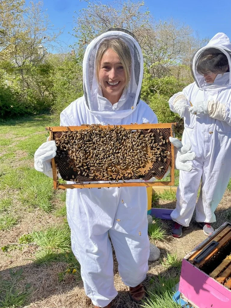 Haley with the bees.jpeg