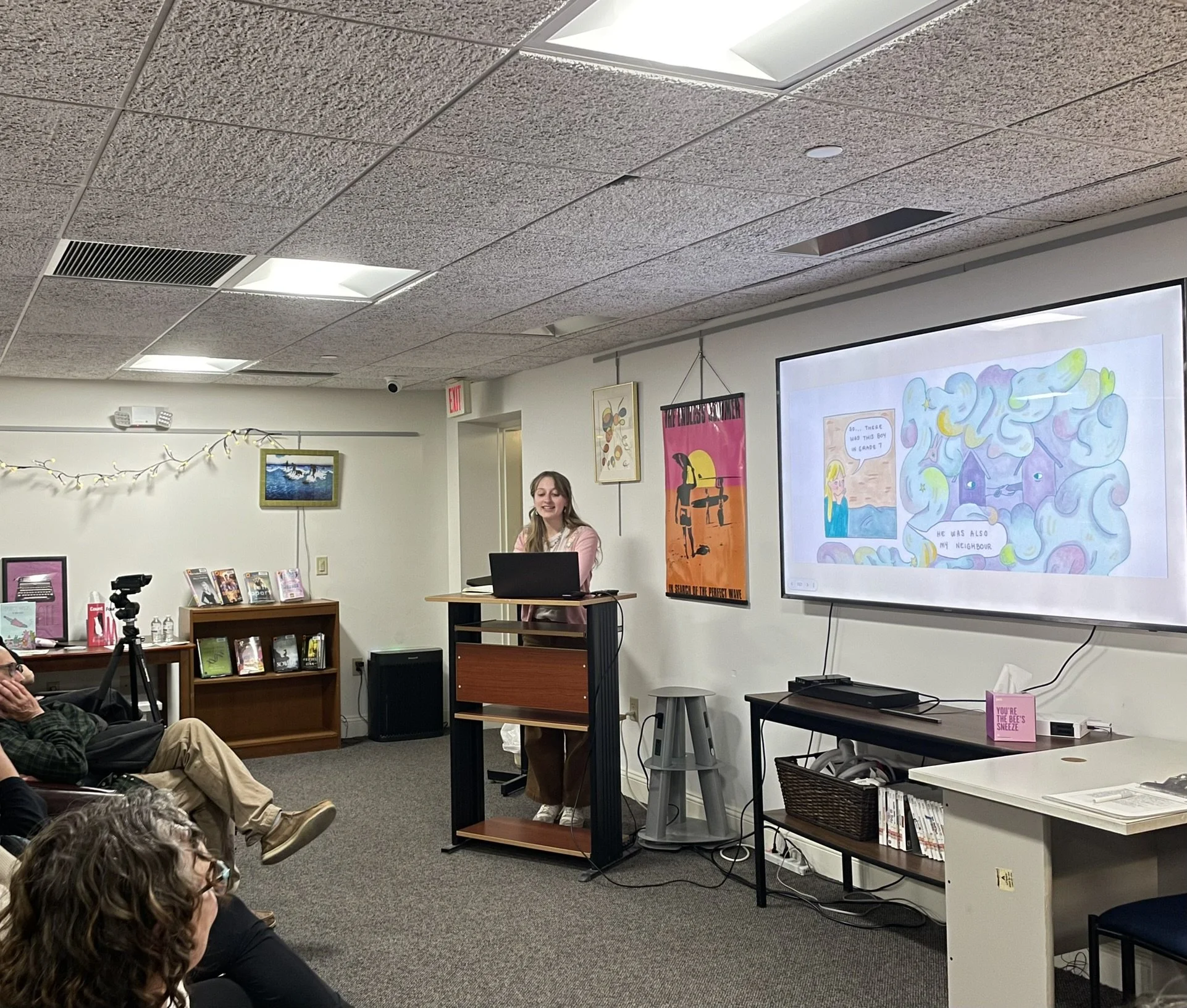 Sadie's talk at the library.jpeg