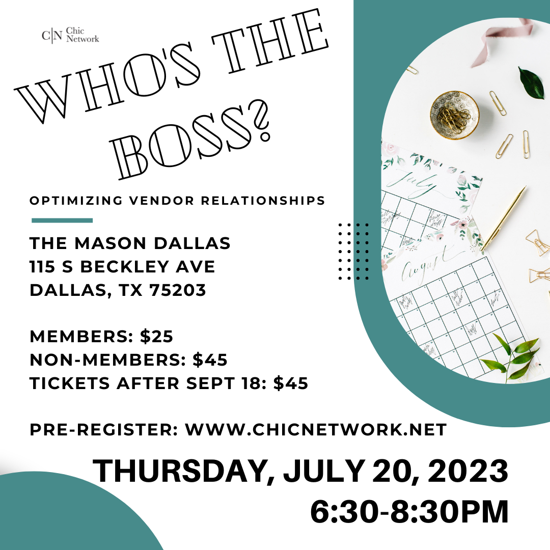 July Educational Meeting: Who’s The Boss?!