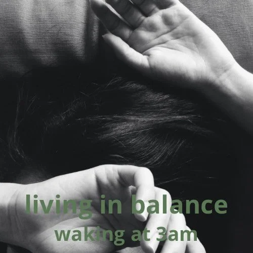 From both Western and Chinese medicine perspectives, waking in the early hours is often connected to nervous system activation.  The body is remaining alert, when it needs to be descending into rest.  Sometimes the issue is not sleep itself, but the 
